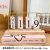 Minimalist Metal Frame Wooden Flip Calendar Desk Decor Home Office Gift Christmas Birthday Wedding
