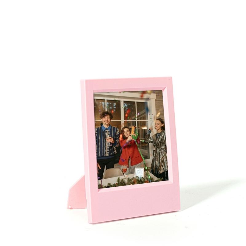 Reusable Resin Picture Frame 5Inch Vertical Or Horizontal Display Minimalists Photo Holder Frame For Gift And Room Decors
