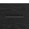Nightstand Black Oak Look 40 x 40 x 66 cm Particleboard