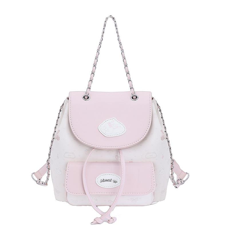 Exquisite and versatile women's backpack New commuter travel backpack Summer popular small schoolbag