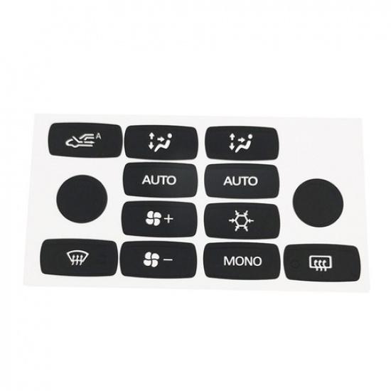 Decal Stickers for Fiat Croma Clima Panel Revitalize Worn Buttons