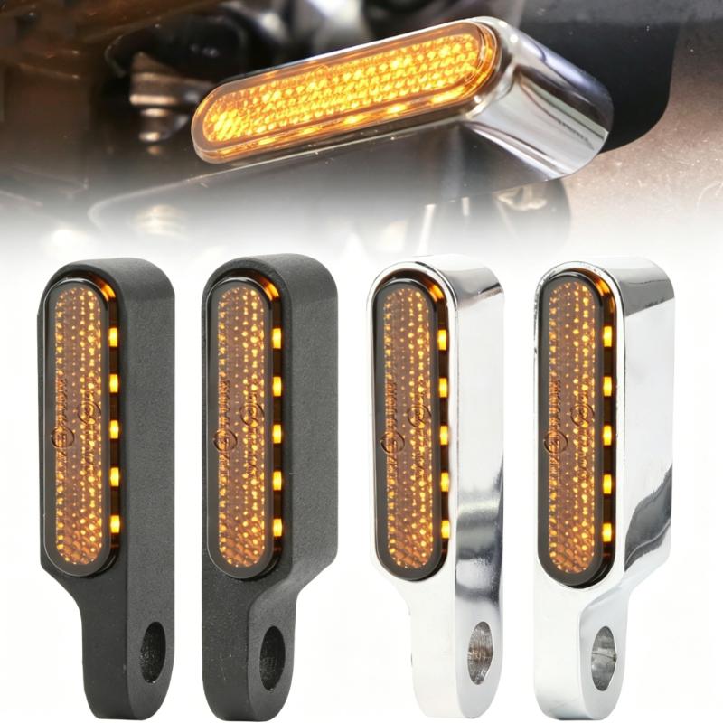 12V Waterproof Single Color LED Front and Rear Turn Signal Light for Harley Motorcycle