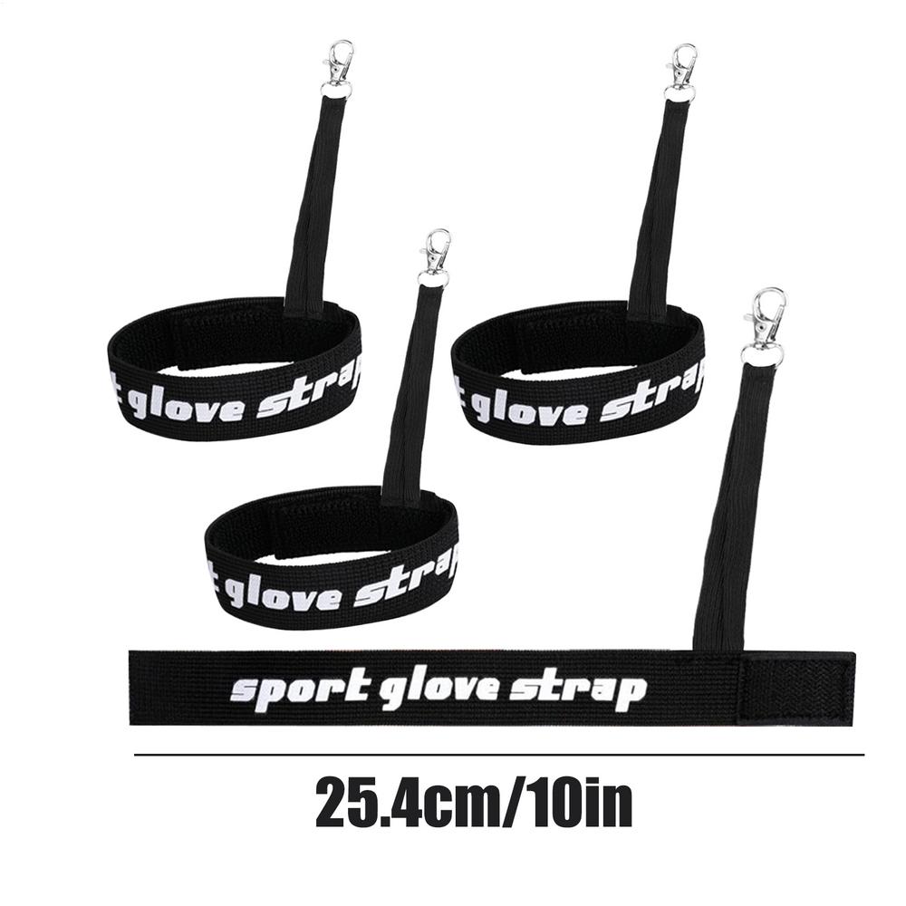 4Pcs Ski Glove Wrist Strap Glove Holder Sport Glove Strap Elastic Wrist Snowboard Skis Mountaineering Outdoor Sport Straps