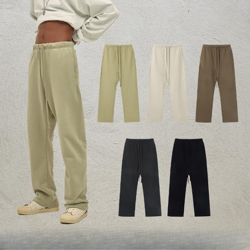 EastRogue New Streetwear Brand SMIROON Loose Fit Wide-leg Pants with Drawstring Casual Straight-leg Trousers