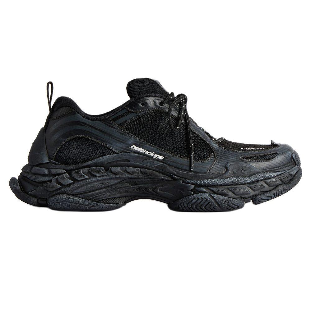 Balenciaga Triple S .2 Low Top Chunky Sneakers Women's Black & Dark Gray 865851WTRS21011