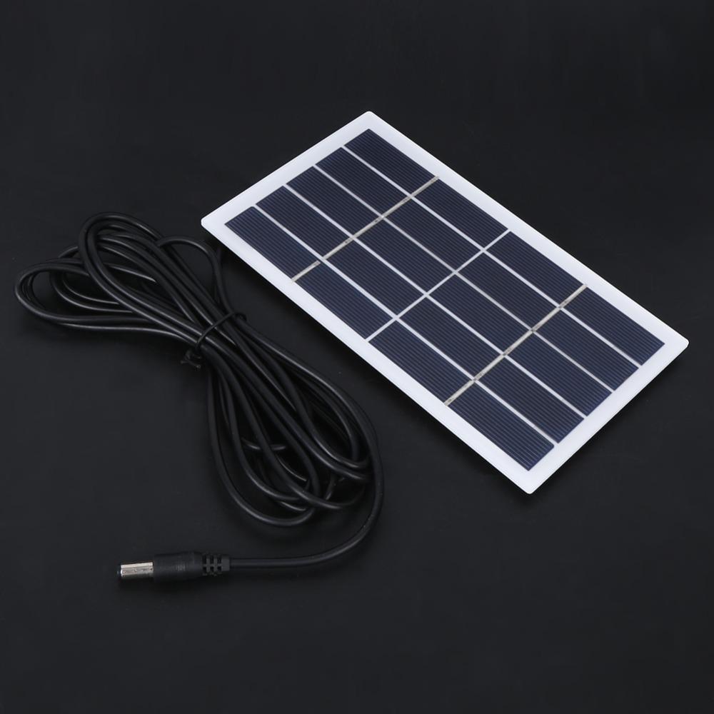 Polycrystalline Silicon Solar Power Panel Portable Solar Panel Kit  Outdoor Garden Lamp