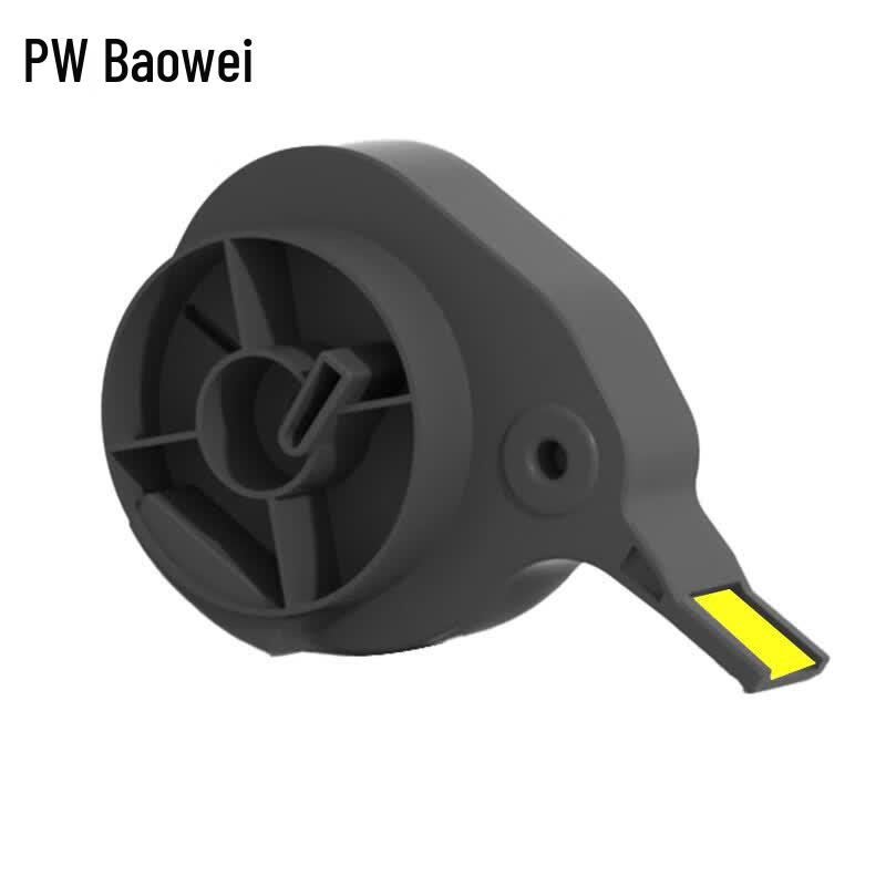 PW Label Tape 12mm Black on Yellow