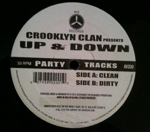 

12inch Record CROOKLYN CLAN - Up & Down AV200 AV8 US Rap & Hip-Hop/R&B Used
