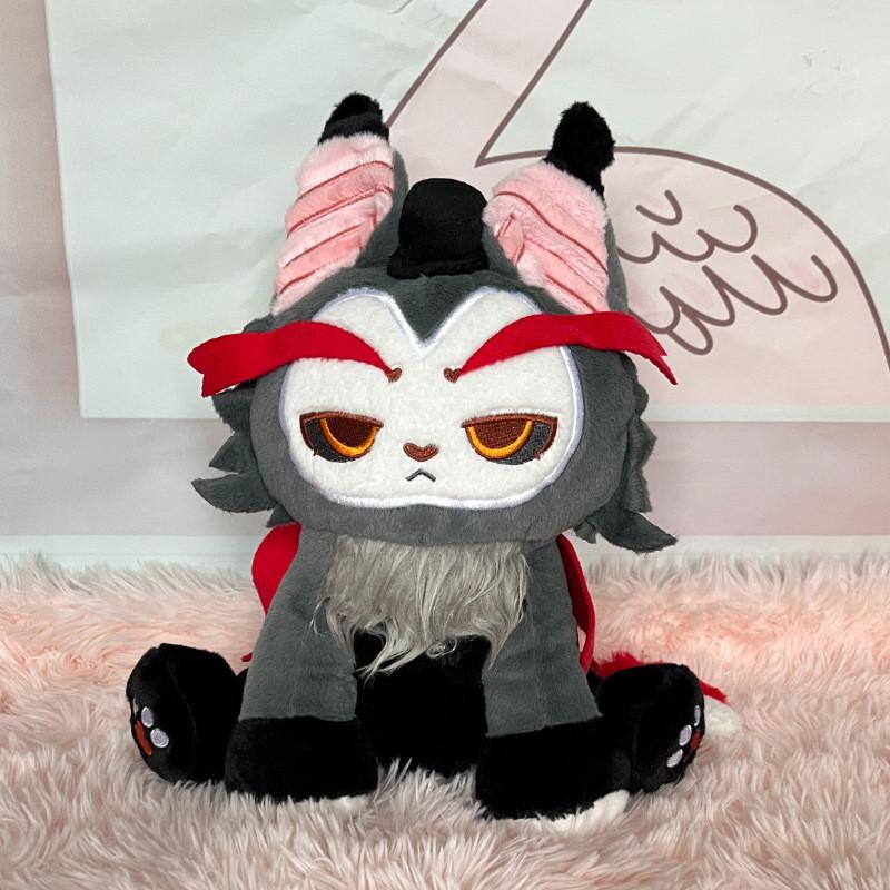Hazbin Hotel Angel Kitty Plush Toy Adorable Helluva Boss Inspired Stuffed Doll For Fans Collectors