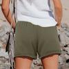 Women's Casual Comfortable High-Waisted Wide-Leg Shorts With Drawstring And Pockets