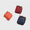 Genuine Leather Mini Lychee Grain Coin Purse: European & American Fashion Lipstick & Coin Storage Pouch