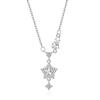 925 Sterling Silver Fashion Light Luxury Star Tassel Zircon Pendant Necklace Birthday Party Anniversary Gift