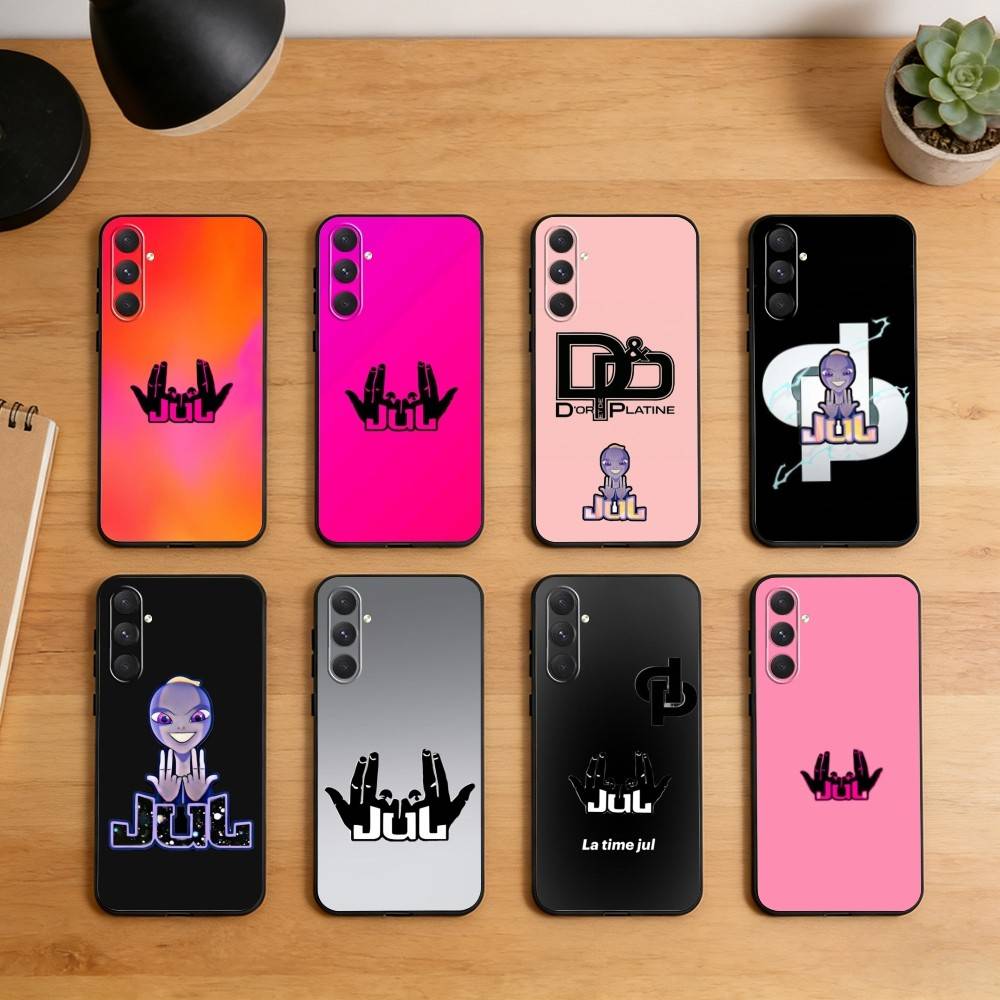 H-Hots Juls Rapper Logo Phone Case For Samsung S26,S25,S24,S23,S22,S21,Plus,Fe,Lite,Others Black Cover