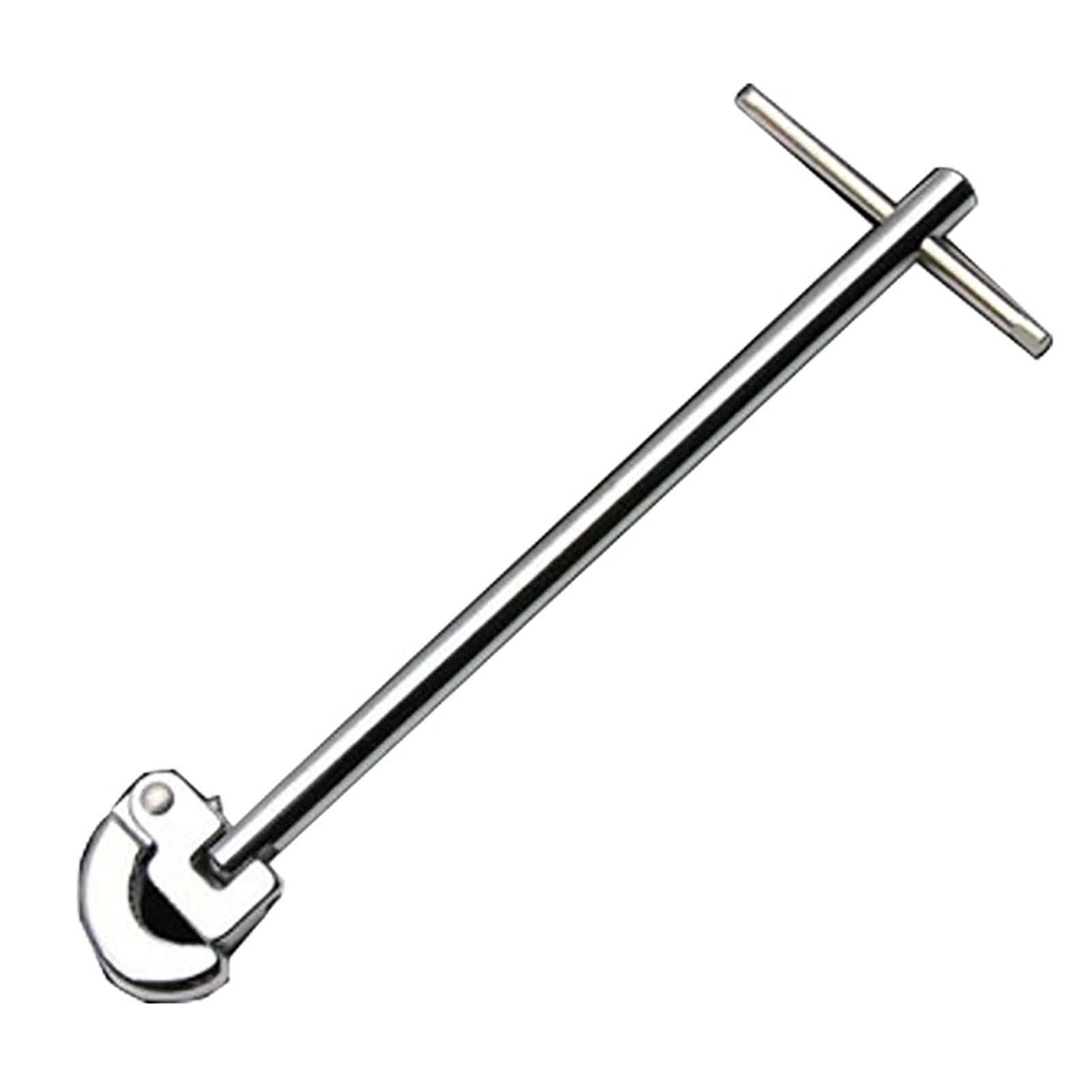 180° Rotating Head Water Pipe Wrench - Multi-Functional Plumbing Tool For Bathroom & Kitchen Faucets серебряный