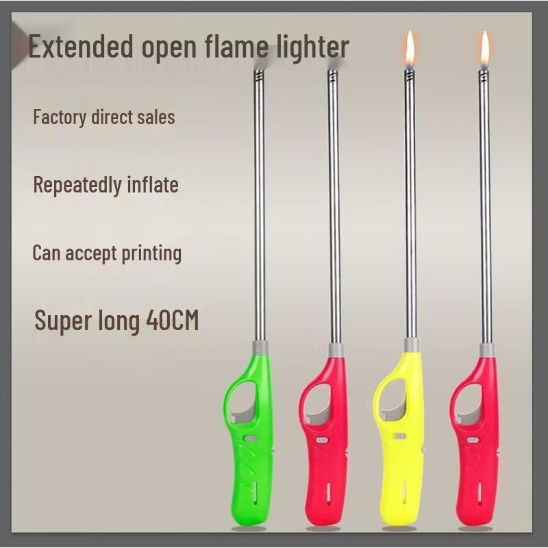 Электронная газовая зажигалка JingJingRS с длинным соплом