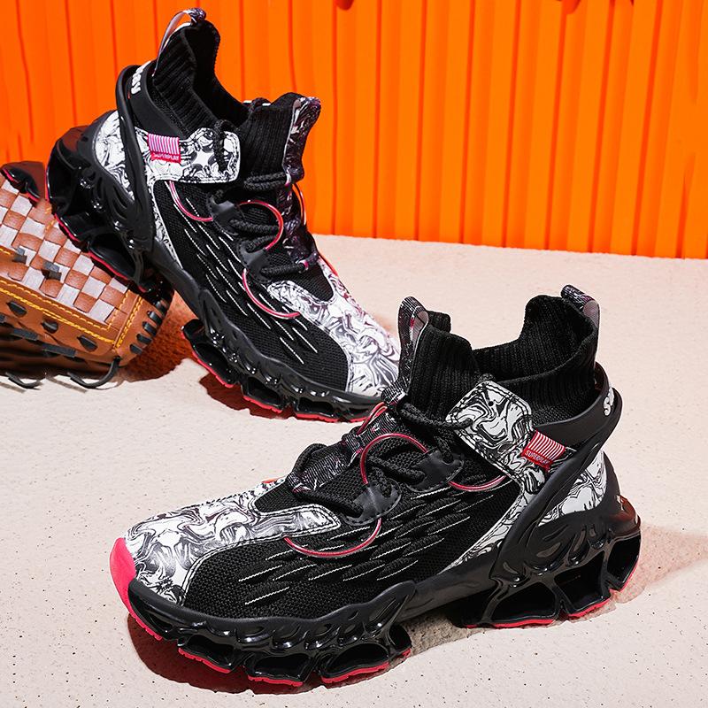 

Мужские удобные легкие износостойкие нескользящие спортивные кроссовки сетчатая поверхность для бега дышащие кроссовки для ходьбы 45