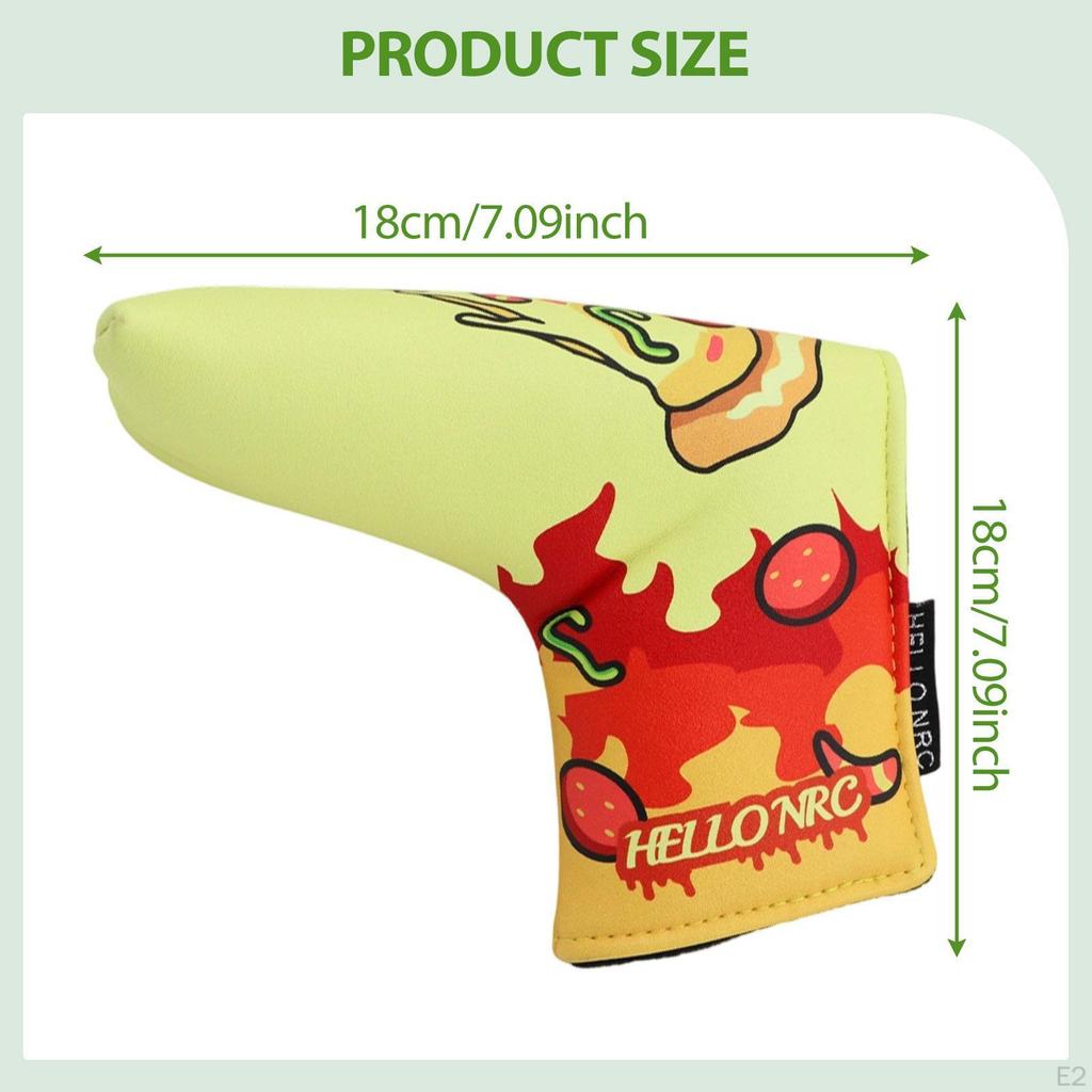 Golf Club Cover, PU Leather Putter Headcover for Outdoor Use