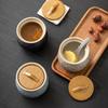 Ceramic Stew Pot Home Use Double Boiler Soup Bowl Chili Jar Kitchen Spice Container Premium Bird Nest Bowl