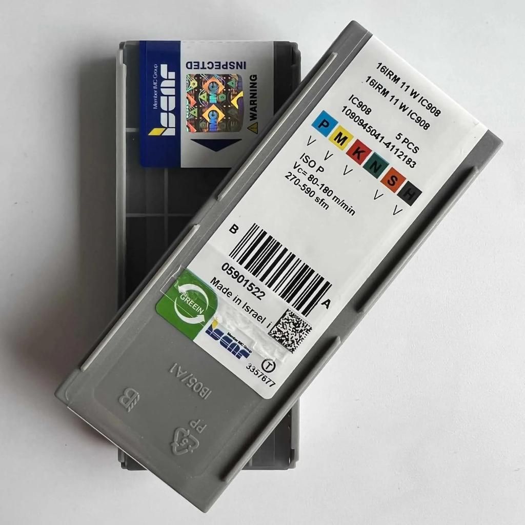 ISCAR / 16IRM11W IC908 /Industrial indexable Carbide Inserts 10 PCS