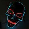 Neueste Halloween LED Masken Party Tanzen LED Blinkendes Neonlicht Leuchtende EL Draht Leuchtende Geister Schädel Maske