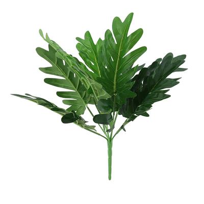 Kunststoff Künstliche Gefälschte Laub Grün Gras Pflanze Blatt Home-Office Party Garten Decor