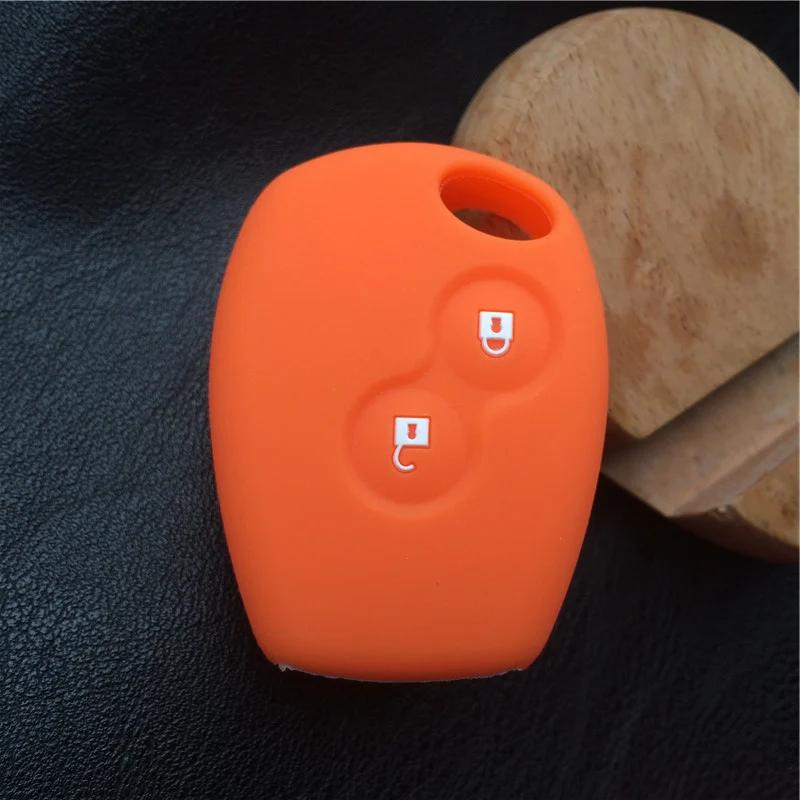 silicone car key case for Renault 2 button Clio Scenic Megane Duster Sandero Captur Twingo Modus remote control cover