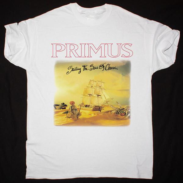 Vintage PRIMUS SAILING THE SEAS OF CHEESE White Unisex S-5XL T-Shirt Unisex T-Shirt S