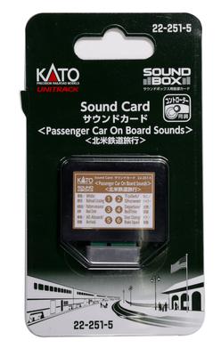 KATO Scheda audio North American Railroad Travel Forniture per modelli ferroviari 22-251-5