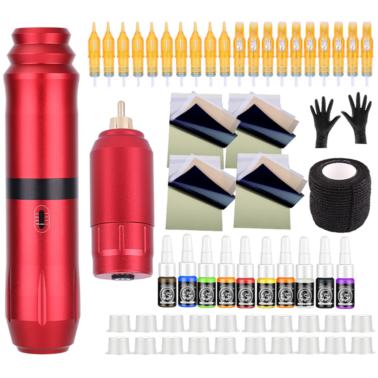 

Профессиональный набор чернил для тела, роторный двигатель, чернильная ручка, пигментные чернила для тела, инструменты