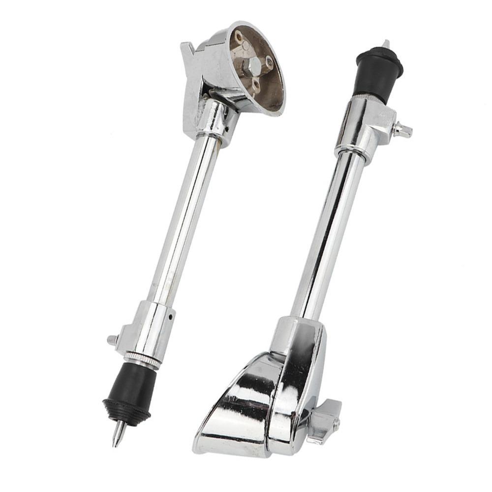 2pcs Silver Drum Legs Anti Skid Percussion Accessory Adjustable Anti Skid Drum Feet For Bass Drum