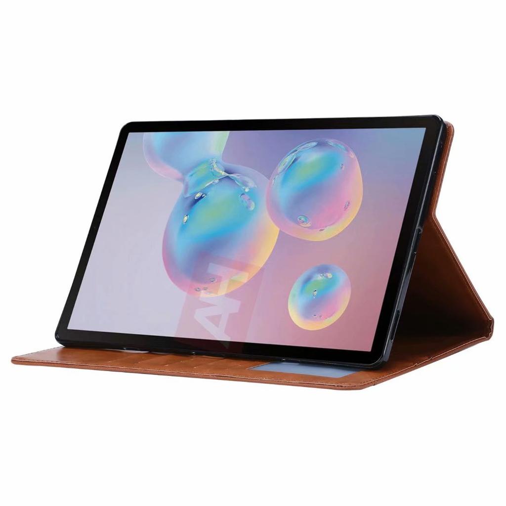 Suitable for Samsung Tab S7Plus Tablet Leather Case T970 Leather Pattern Card Wallet Holder Protective Case T505