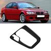 Carbon Fiber Left Hand Drive Center Control Gear Panel Cover Trim Fit for 3 Series E46 1998 2005