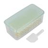 3.3L Ice Cube Tray with Scoop 4 Layers 188 Grids for Ice Cube Storage Container for Home