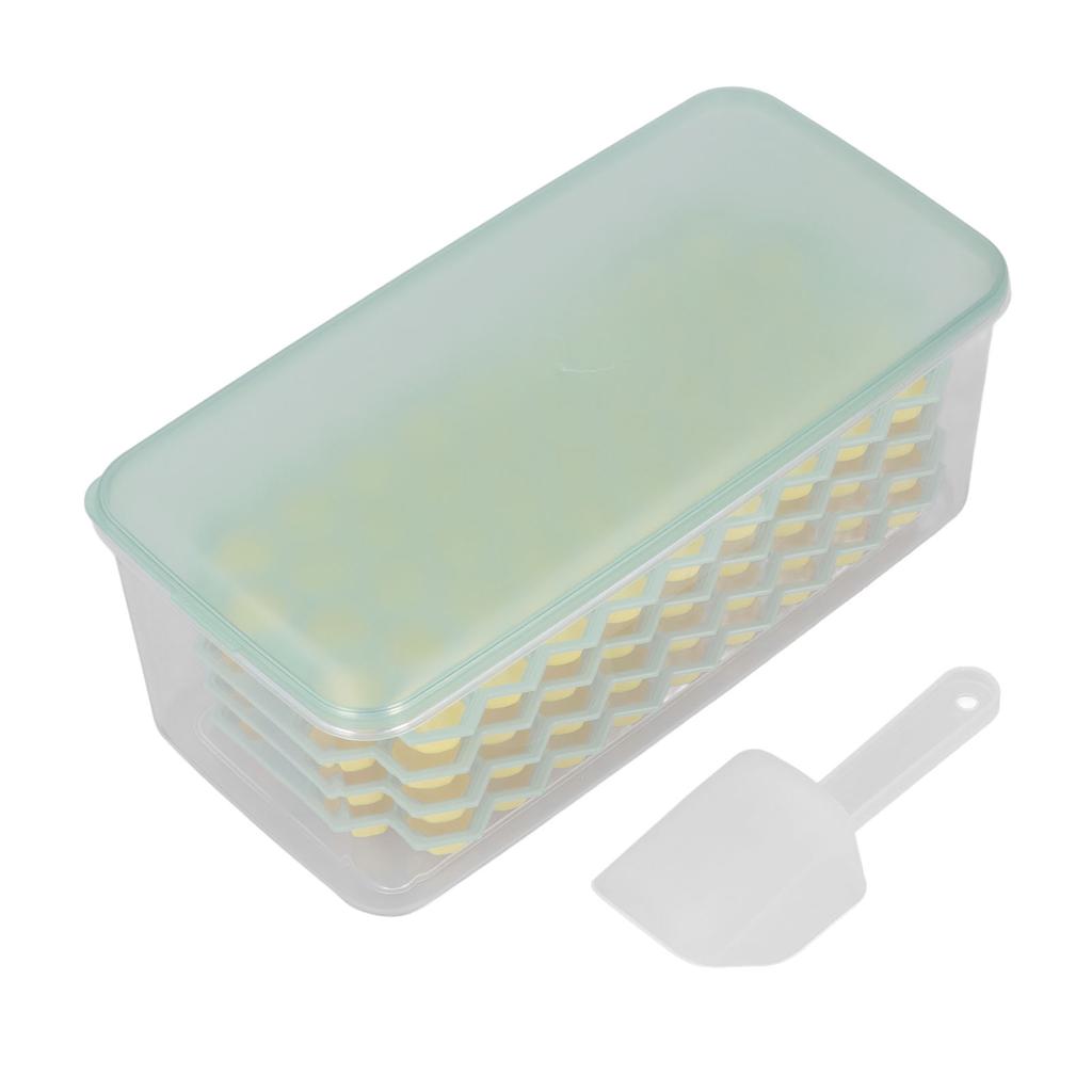 3.3L Ice Cube Tray with Scoop 4 Layers 188 Grids for Ice Cube Storage Container for Home