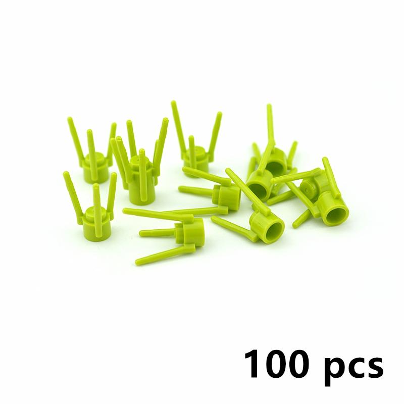 

Non-Toxic Flowers Building Blocks Diy Bricks Plant Floret Grass Educational Assemblage Construction Toy Compatible 33291 For Children
