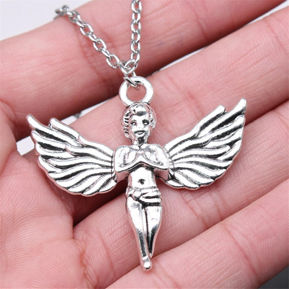 45cm Oder 70cm Lange Kette Halskette Flügel Engel Hochzeitsschmuck Zubehör QN003