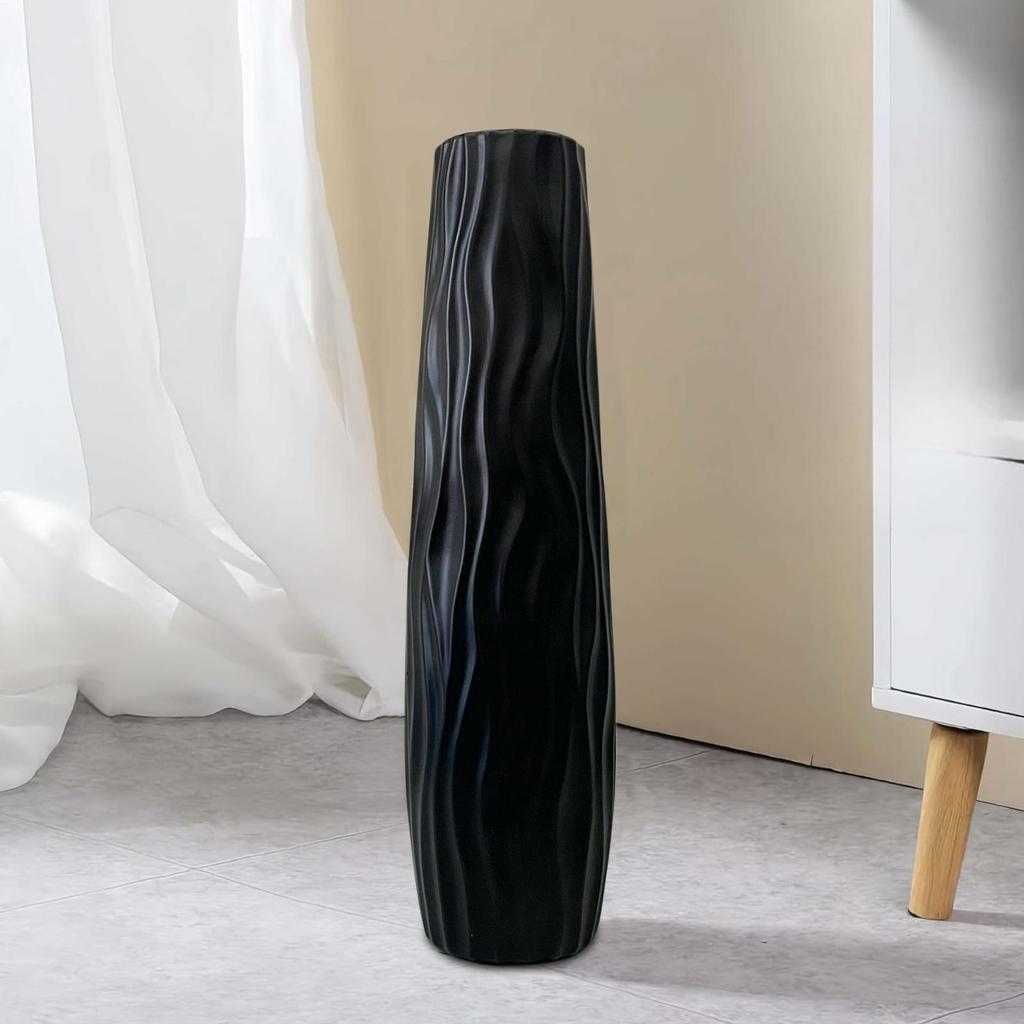 22.83inch Floor Standing Vase Dried Flower Vase Simple Hydroponic Plastic European Style Vase Dry Flower Arrangement Decoration