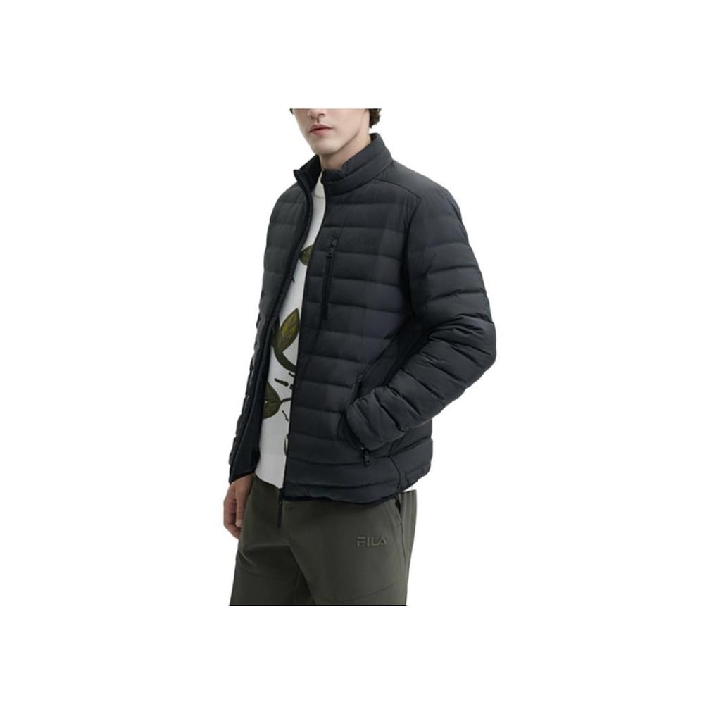 New FILA Down Jackets Men's Jet Black F11M448916F-BK