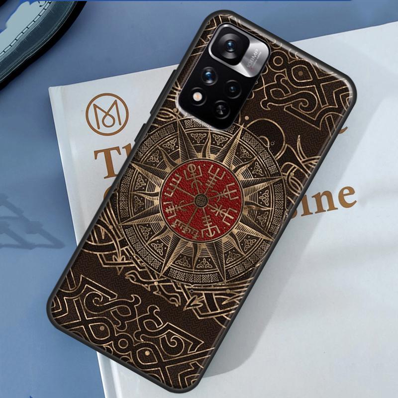 Compass Case For Xiaomi Redmi 14C 13C 10C 12C Redmi Note 13 14 Pro 12 11 9 10 9S 10S 11S 12S Cover