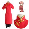 Kagura Anime Gintama Halloween Costume Cosplay Cheongsam Uniform Dresspants
