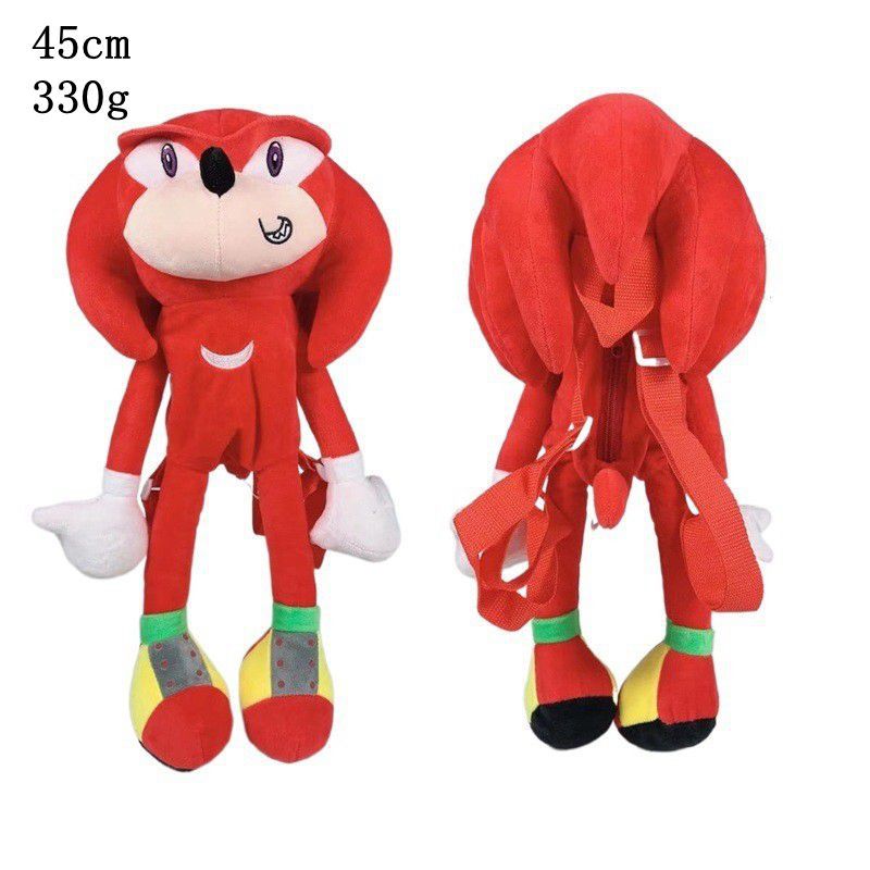 Anime Movie Sonic Hedgehog Sonic Super Sonic Plush Backpack Children s Gift