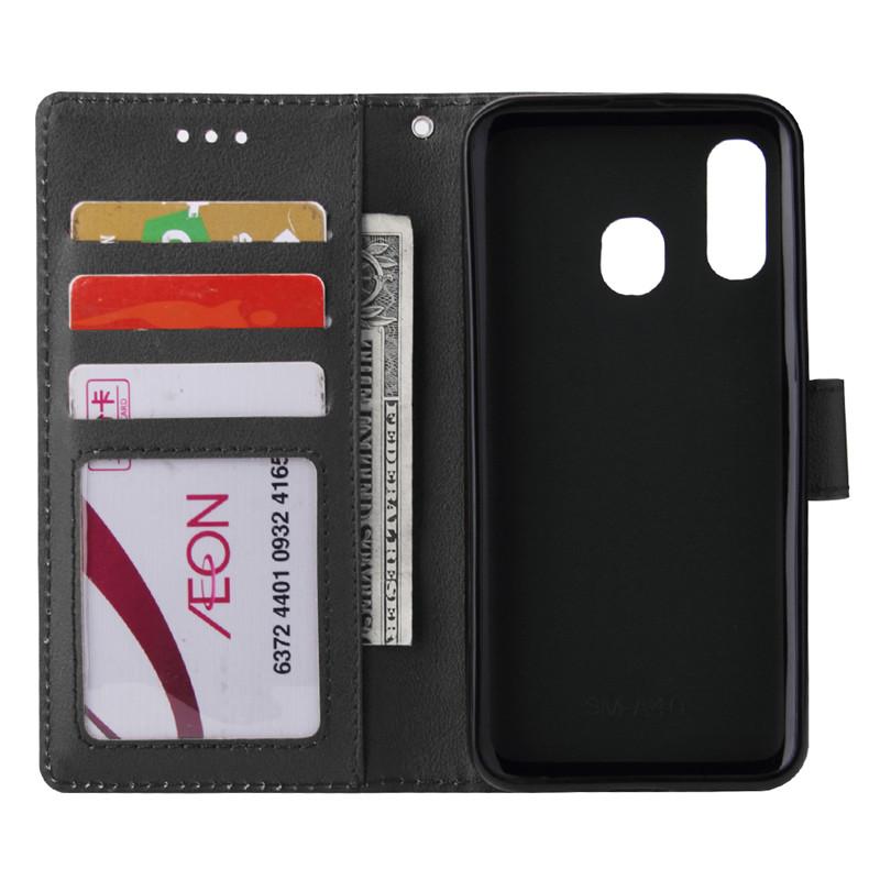 SPentru Samsung Galaxy A40 Husă din Piele pe pentru Coque Samsung A 40 A40 A405F Husă Samsung A40s A407F Husă Tip Portofel cu Clapă Huse de Telefon