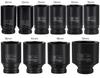 16-Piece 3/4" Drive Heavy-Duty Pneumatic Impact Socket Set (17-50mm)