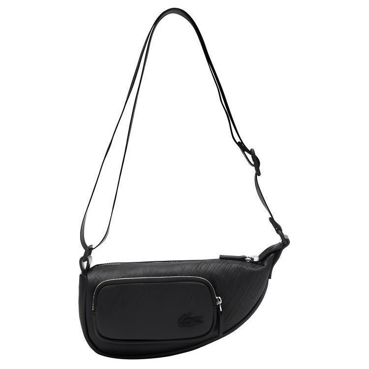 Lacoste Zipper Adjustable Shoulder Strap PU Handheld Crossbody Shoulder Bag Small Size Unisex bags NU4250ID Red