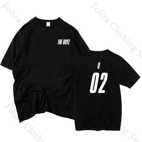 THE BOYZ Album The First Printing Tshirt for Fans Summer Tops Short Sleeve Tee Women Clothing Womens Tshirt Daily T Shirts