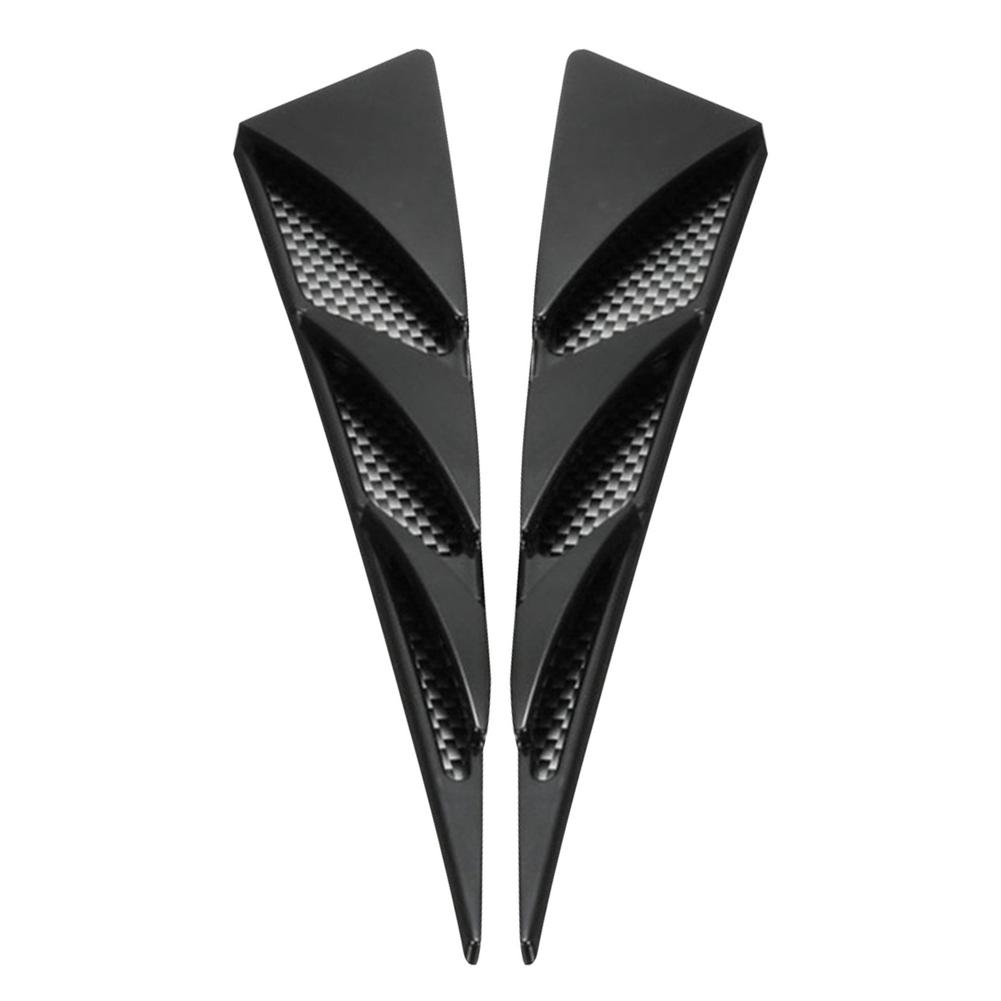 

Украшение крышки капота автомобиля Боковые воздухозаборники Полосы Гоночные спортивные украшения Универсальные для ToyotaVW BMWAudiBenz чёрный