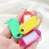 10/50pcs Colors Plastic Key Tags With Card Label For Diy Keychain Kit Luggage Tag El Number Classification