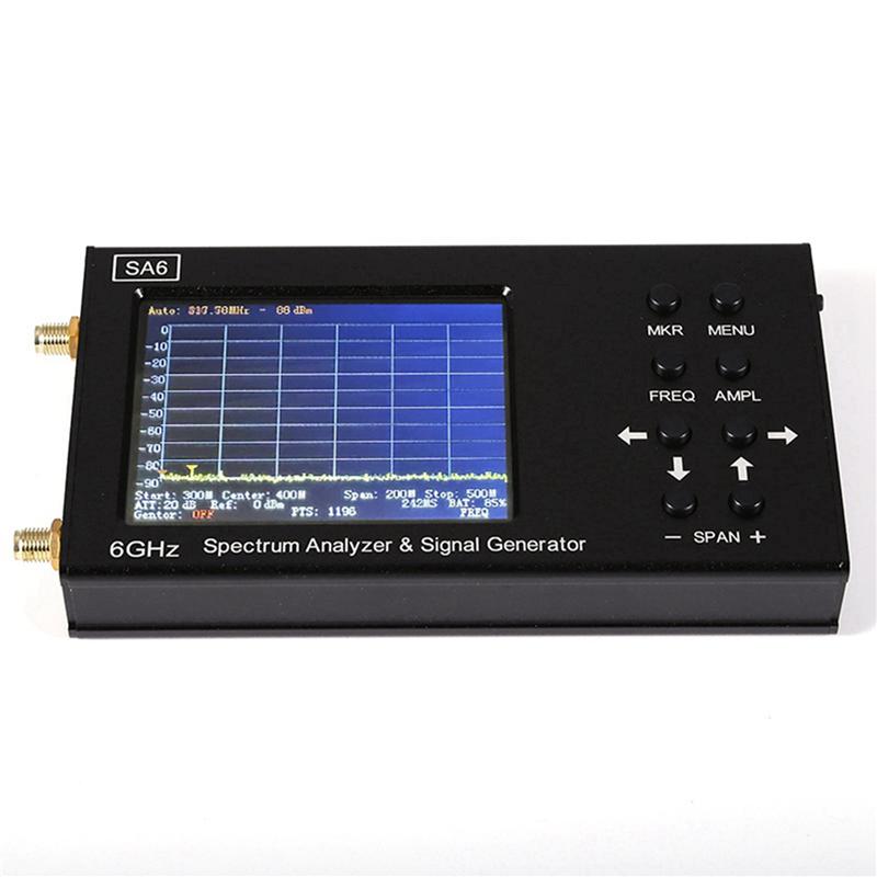 A25F-2X SA6 Handheld Spectrum Analyzer Wi-Fi CDMA Lab 35-6200Mhz Signal Test Signal 6G Portable Tester