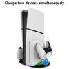 Multifunction Charging Dock with Light Multifunction charges Stand ABS Charging Station Simple Installation for P5 Slim