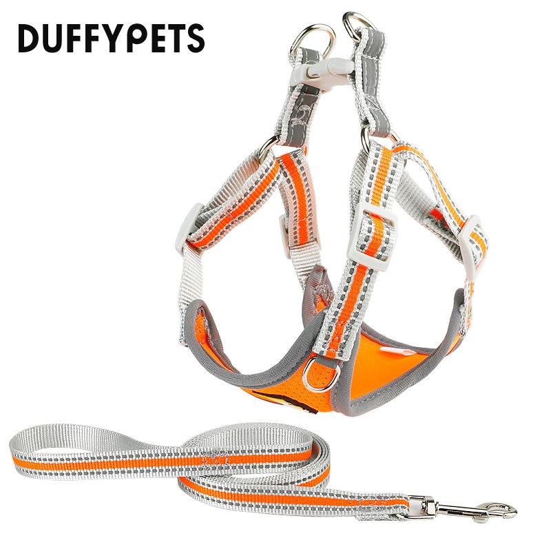 Pet Chest and Shoulder Straps, Reflective and Breathable Cat Shoulder Straps, Vest Style Dog Leashes, Anti-escape, Breathable and Reflective